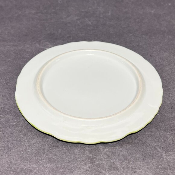 De Luca Hand Painted Holly Berries Trivet Plate Ceramic Green Christmas Holiday - Picture 8 of 10